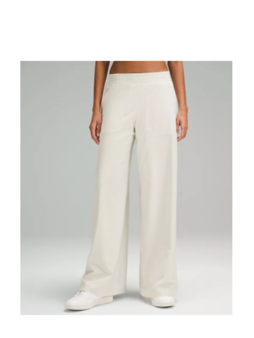 Lululemon Swift Mid Rise Wide Leg Pant sz. 12 Bone color
